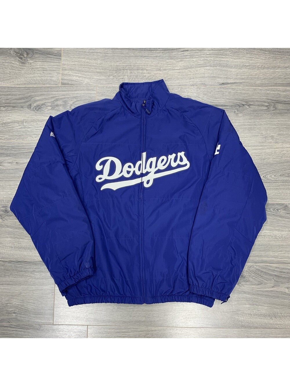 Vintage Majestic Los Angeles Dodgers Dugout Jacket Medium Rare Men’s Blue Zip Up